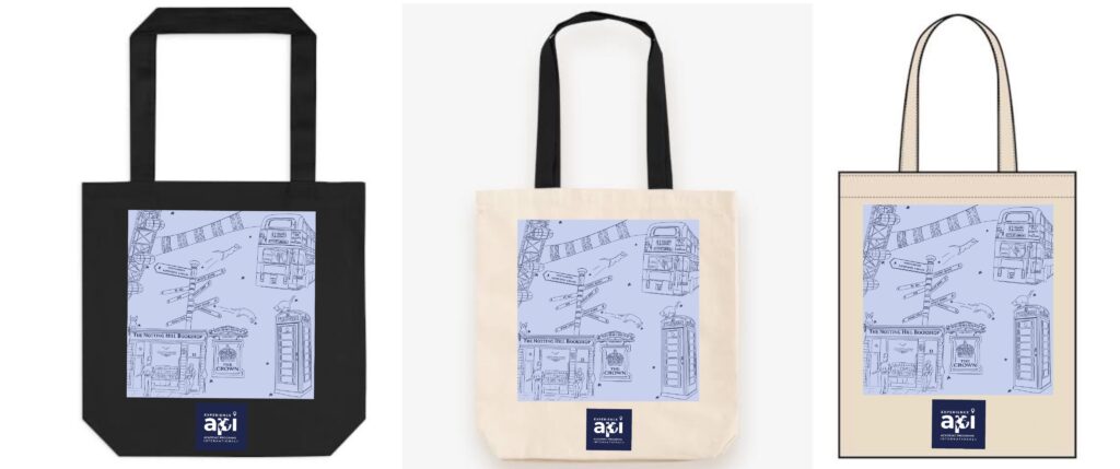 'essence of london' tote bags